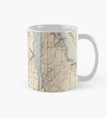 Vintage Map of The Puget Sound (1934) Mug