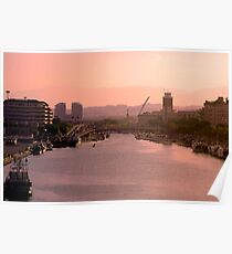 Pescara at sunset - Italy Poster