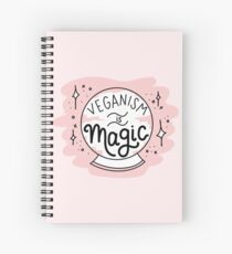 VEGANISM IS MAGIC Spiral Notebook