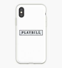 marble playbill design iPhone Case