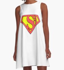 SysAdmin Super Hero A-Line Dress