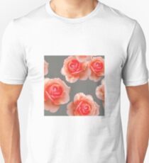 Blushing Roses Pattern Unisex T-Shirt