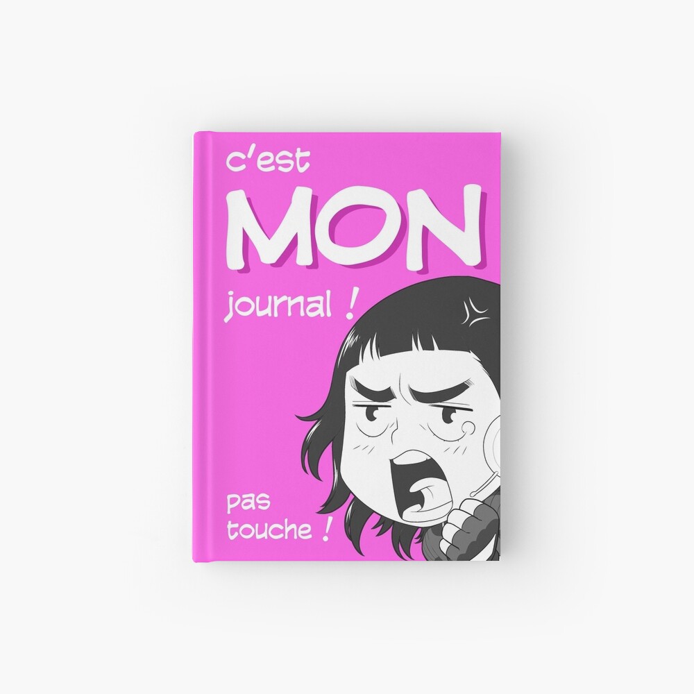 Carnet cartonné « 8-OPTIONS.COM - FR - MON JOURNAL A5 - ROSE - 10 $ pour auteurs»