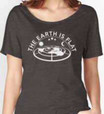 Flat Earth Model Women's Relaxed Fit T-Shirt