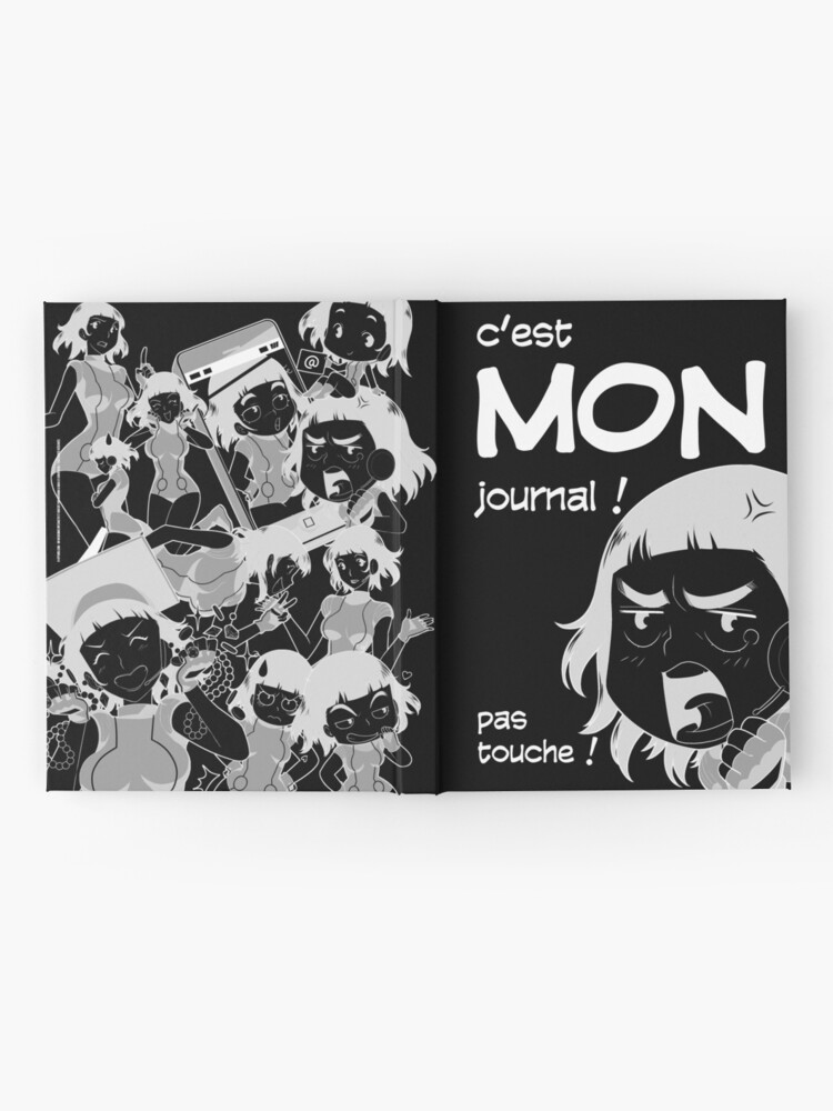 Carnet cartonné ''8-OPTIONS.COM - FR - MON JOURNAL A5 - NOIR - 10 $ pour auteurs' : autre vue