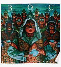 Blue Ă–yster Cult - Fire of Unknown Origin Poster