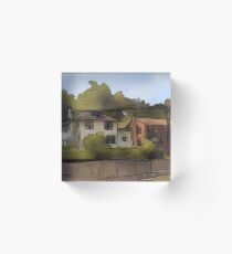 Pittsburgh Houses Acrylic Block