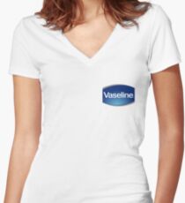 Vaseline (Best Quality) Women's Fitted V-Neck T-Shirt