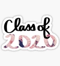 Class of 2020 - Floral Sticker