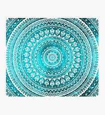 Mandala Turquoise Photographic Print