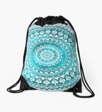 Mandala Türkis Turnbeutel