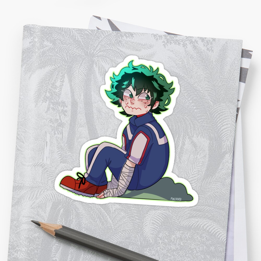 "Deku " Stickers by Polterz | Redbubble