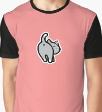 Bitmoji Cat Butt Shirt - HQ Graphic T-Shirt