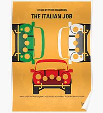 No279- The Italian Job minimal movie poster Poster