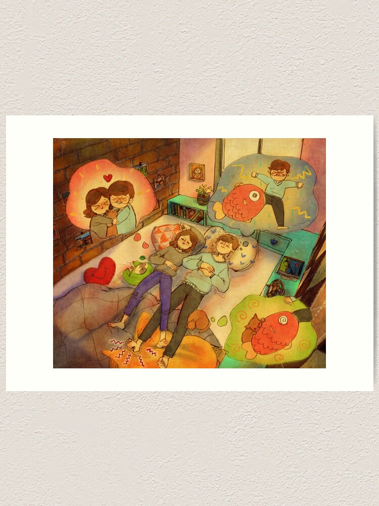 Alternate view of Sweet dreams Art Print