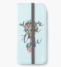 Das Abenteuer ist da draußen iPhone Flip-Case/Hülle/Klebefolie