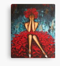 Rose girl Canvas Print