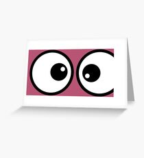 Eyes Screw Greeting Card