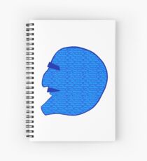 Fantasy Man head Spiral Notebook