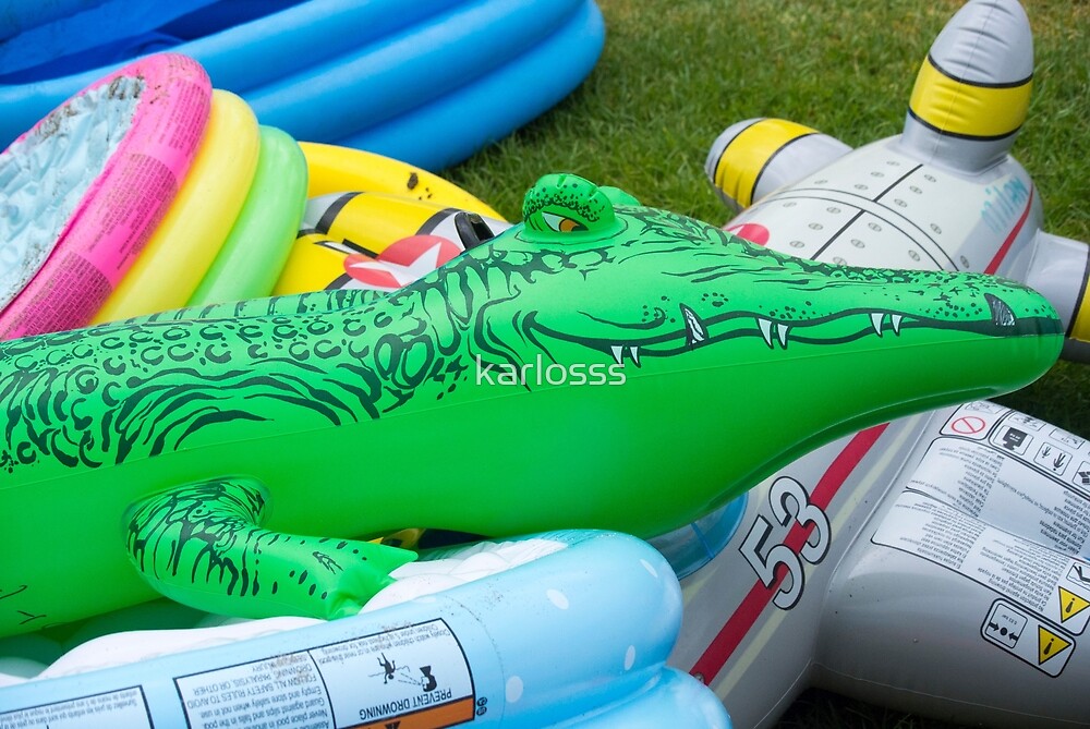 crocodile floatie