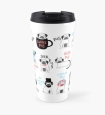Taza de viaje Es una vida Pug