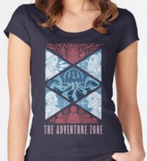 Camiseta entallada de cuello redondo La zona de aventura