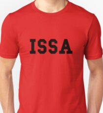 ISSA - Black Text Unisex T-Shirt