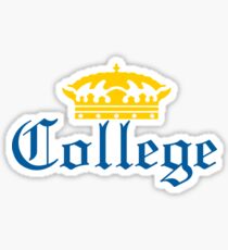 Pegatina Diseño de Corona Styled College