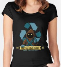 Recycle your droids - Jawa Women's Fitted Scoop T-Shirt