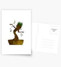 Tree Inspired Silhouette Postcards