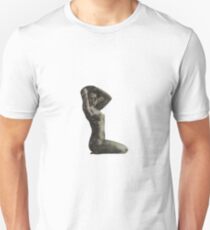 Mixed media nude drawing Unisex T-Shirt