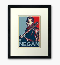 Negan Obey Hope Framed Print