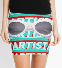 Artist Kurt Cobain Glasses Mini Skirt