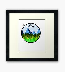 Explore! Framed Print