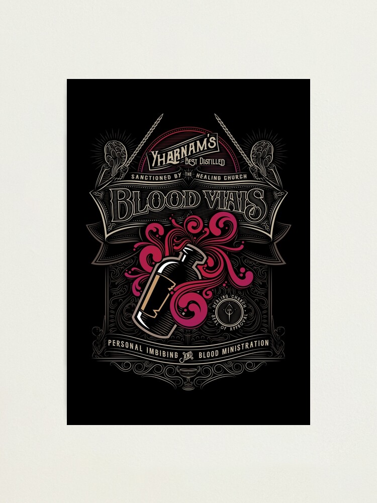 Alternate view of Yharnam's Blood Vials Photographic Print
