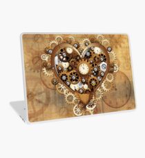 Herz Steampunk Liebesmaschine Laptop Skin