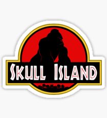 Schädel Insel Sticker