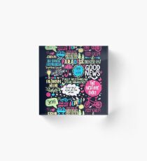 Doodle Art For Pioneers Acrylic Block