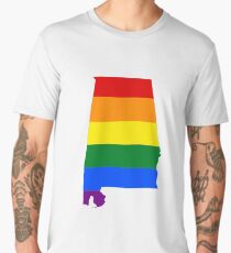 Queer Rainbow Alabama Men's Premium T-Shirt