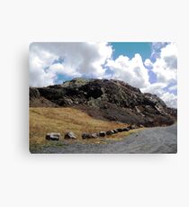 Jagged Edges Canvas Print