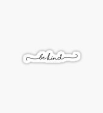 sei freundlich Sticker