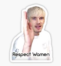 Respect Wamen Pewdiepie Sticker Sticker