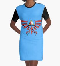 Deathly Poke Crest Graphic T-Shirt Dress