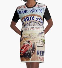 Gran Prix de LACF, Reims, 1959, originales Vintage-Poster T-Shirt Kleid