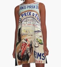 Gran Prix de LACF, Reims, 1959, originales Vintage-Poster A-Linien Kleid