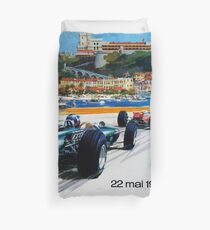 Gran Prix de Monaco, 1966, original vintage poster Duvet Cover