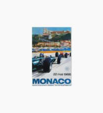 Gran Prix de Monaco, 1966, original vintage poster Art Board