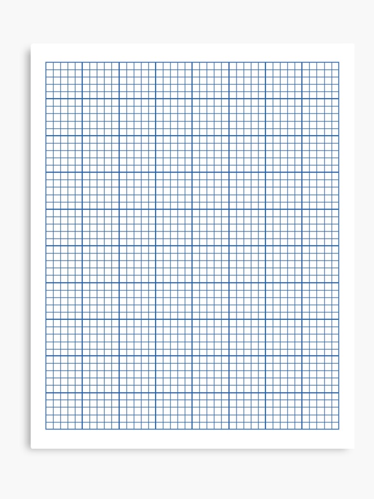 graph paper canvas print graph papper