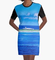 Remote Weather Station Graphic T-Shirt Dress