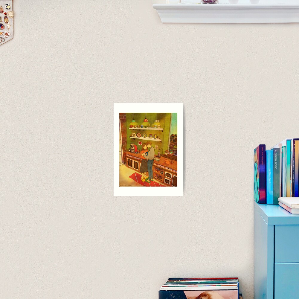 Can’t help but smile Art Print